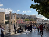 Acropolis above Monastiriki Square