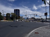 Looking north from city center